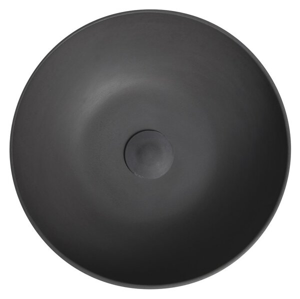 Sapho Sapho, FORMIGO beton munkalap mosogató, átmérő 39 cm, antracit, FG316