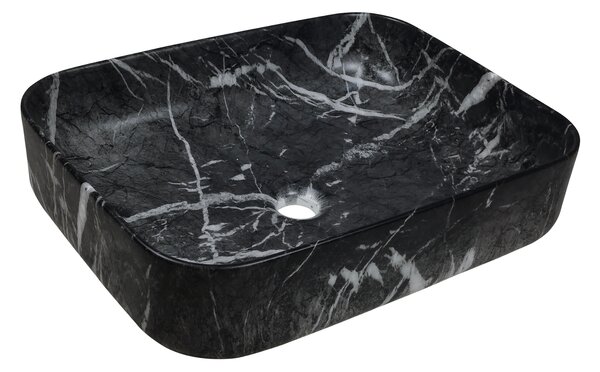 Invena Florina, asztali mosogató 510x400x130 mm, kőutánzat, INV-CE-40-723-C