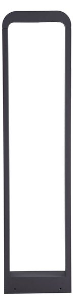 Lindby Emima LED-es útvilágító lámpa, 80 cm, antracit, alumínium, Fekete, Alumínium, Modern