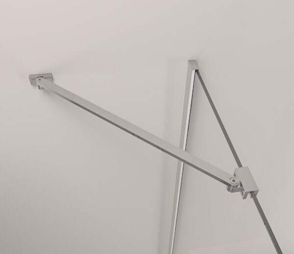 Erga Bern Dupla, zuhanykabin 2 szárnyas ajtókkal 70 (ajtó) x 70 (ajtó) x 195 cm, 6mm átlátszó üveg, króm profil, ERG-V02-BERN-D070D070-CL-CR