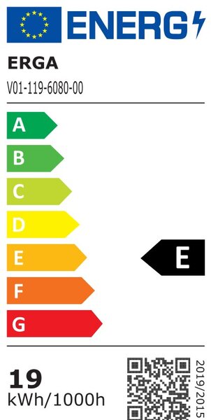 Erga Evelyn, LED tükör 60x80cm, 2185 lm, 6500K, háttérvilágítás, ERG-V01-119-6080-00