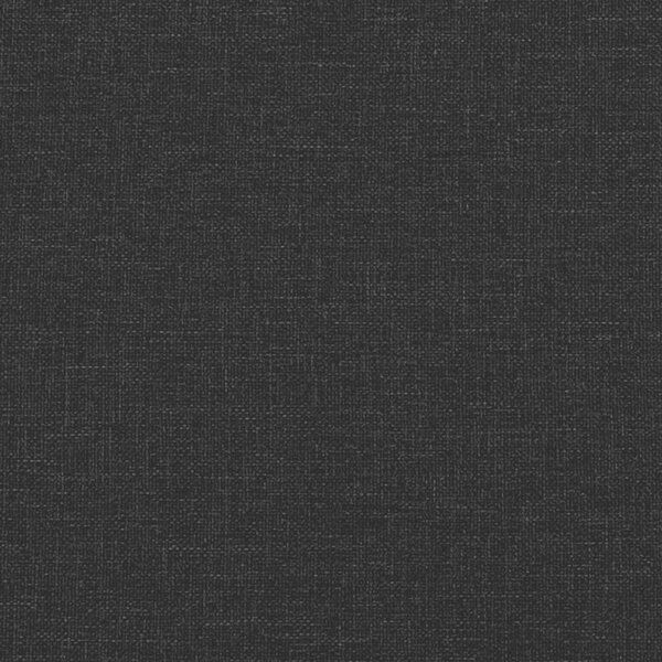 VidaXL Ottomán ágy matraccal fekete 140x200 cm anyaggal