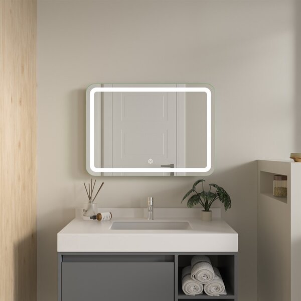 Erga Isabella, LED tükör 70x50cm, 1840 lm, 6500K, első/hátsó világítás, ERG-V01-129-7050-00