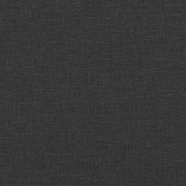 VidaXL Ottomán ágy matraccal fekete 140x200 cm anyaggal