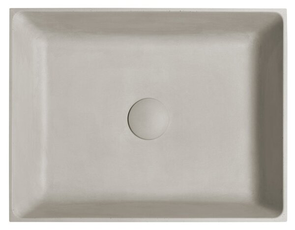 Sapho Sapho, FORMIGO beton munkalap mosogató, 47,5x36,5 cm, homok, FG114