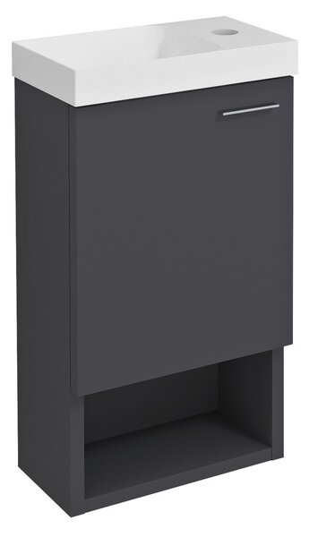 Sapho Sapho, LATUS XI mosdószekrény 30x53x16,5 cm, antracit matt, LT711-3434