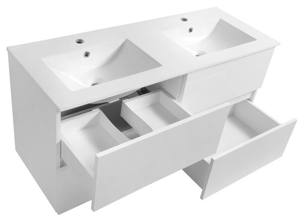 Aqualine Aqualine, PANEDA mosogató szekrény 119x55x45,2cm, fehér, PN212