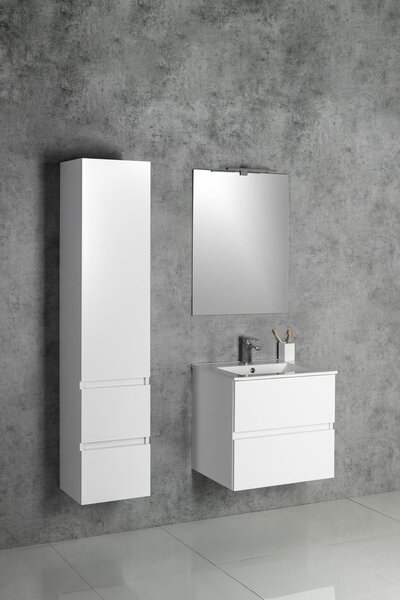 Aqualine Aqualine, PANEDA mosogató szekrény 59,5x55x45,2 cm, fehér, PN260