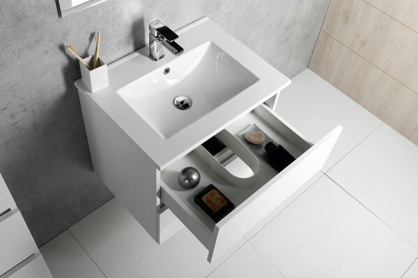 Aqualine Aqualine, PANEDA mosogató szekrény 59,5x55x45,2 cm, fehér, PN260