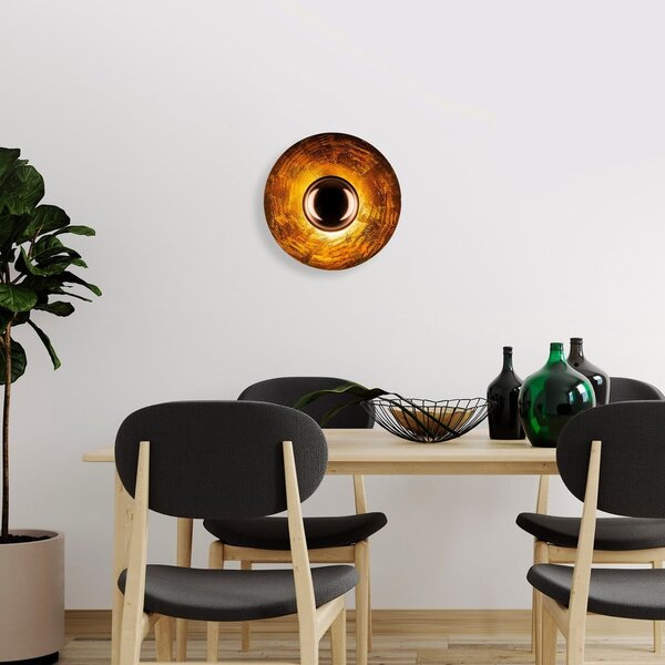 Rézszínű fali lámpa ø 38 cm Kurt – Opviq lights