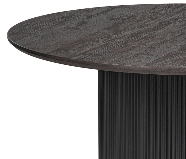 Étkezőasztal SHEHO Fekete 120 cm 120 cm