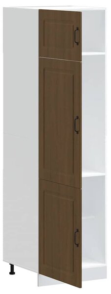 VidaXL Kalmar barna tölgy színű szerelt fa konyhaszekrény