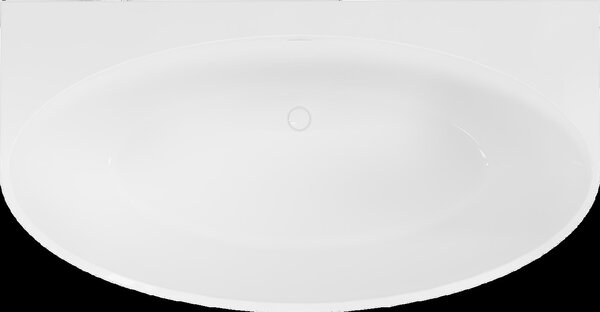 Mexen Paola, szabadon álló fali kád 170 x 88 cm, fehér fényes, 52731708800-SS