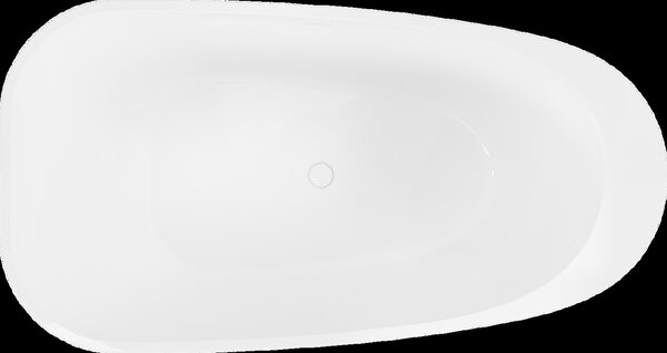 Mexen Paola, szabadon álló fali kád 170 x 90 cm, fehér fényes, 52741709000-SS