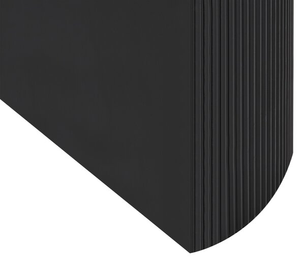 Étkezőasztal SAVORY Fekete 180 cm 90 cm