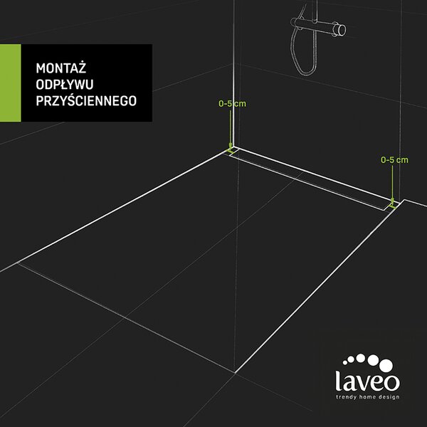 Laveo Basso, lineáris lefolyó ráccsal 50 cm, arany, LAV-COB_851D