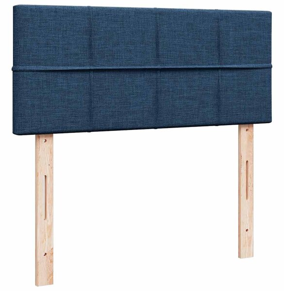 VidaXL Ottomán ágy matraccal kék 120x200 cm szövet