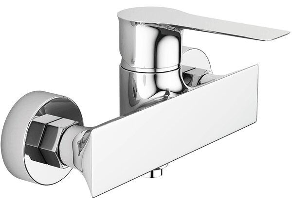 Laveo Raila, falra szerelhető zuhanycsap h-100, króm, LAV-BLL_040D