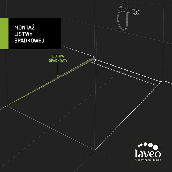 Laveo Laveo, leejtő rúd 120 cm, bal, fekete, LAV-COT_720L