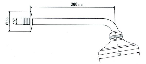 Sapho Sapho, Fali zuhany, króm, 905