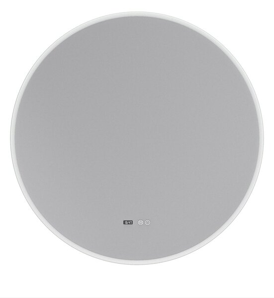 Erga Deam, kerek LED-es tükör 120cm, 3 színű fény, első világítás, páramentesítő fűtőbetét, ERG-V01-Deam-1212-CL