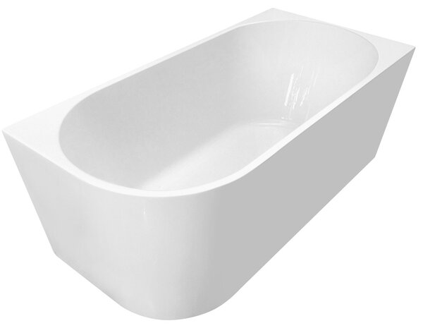 Aqualine Aqualine, TIBERA R álló sarokkád 170x80cm, fehér, E1015