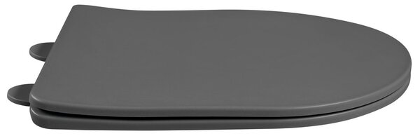 Sapho Sapho, PACO WC-ülőke, SLIM, Soft Close, Easy Take, szürke matt, PCS1012GR