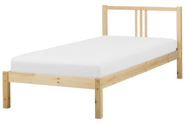 Ágy Fenyő VANNES 90 x 200 cm Világosbarna