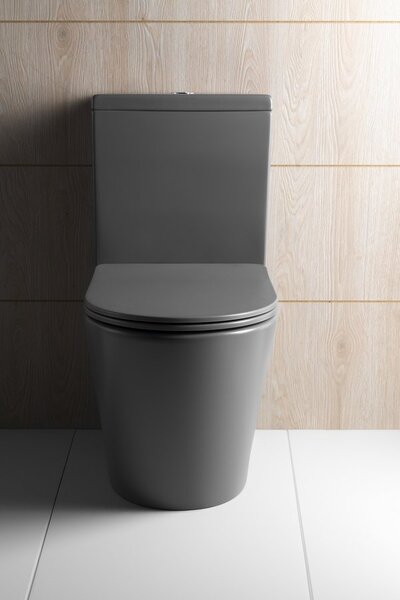 Sapho Sapho, DARIO RIMLESS WC kombi csésze tartállyal, alsó/hátsó hulladék, fehér, PC1012WRGR