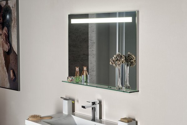 Sapho Sapho, BRETO tükör LED világítással és polccal 800x608mm, BT080
