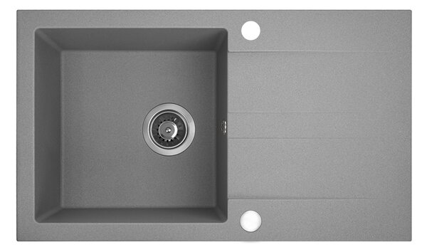 Kuchinox Shire, 1 kamrás gránit mosogató lefolyóval 760x440x185 mm, szürke, LAV-SBS_511Y