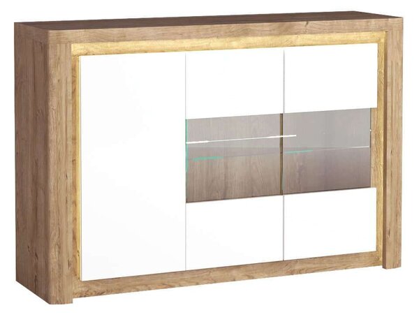 Modern Étkező Komód Livinio L-3 - Ribbeck+White