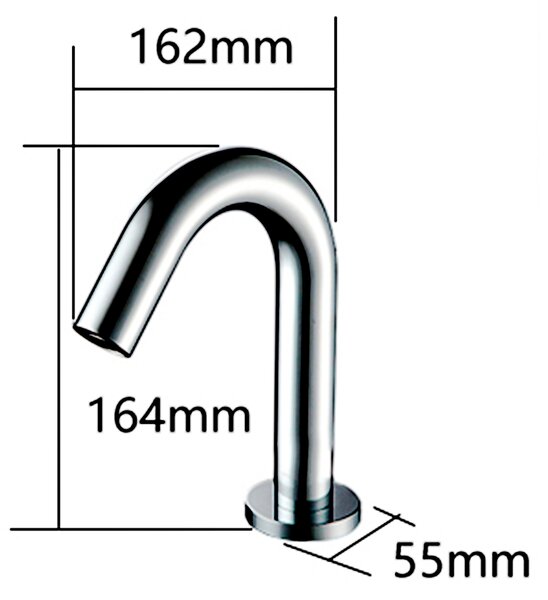 Sapho Sapho, érzékelőállvány elem, 6V DC (4xAA), króm, PS342M