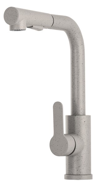 Gamma Side 2, önálló mosogatócsaptelep kihúzható kifolyóval h-300, pettyes szürke, GMA-BSE2-G