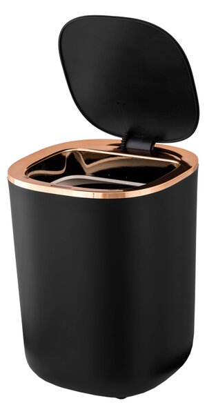 Gamma Gamma, automata szemetes 12L, fekete-rózsa arany, GMA-KA-BK