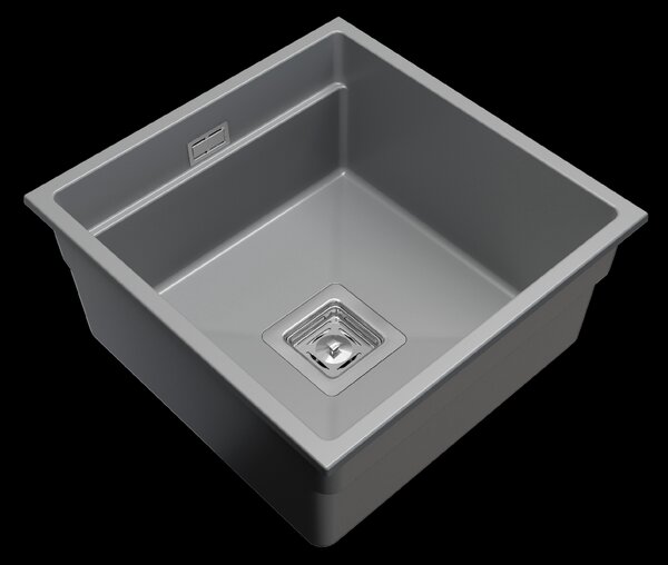 Gamma Decor 4445, 1 rekeszes gránit mosogató 440x450x215 mm, szürke, GMA-ZLE000123