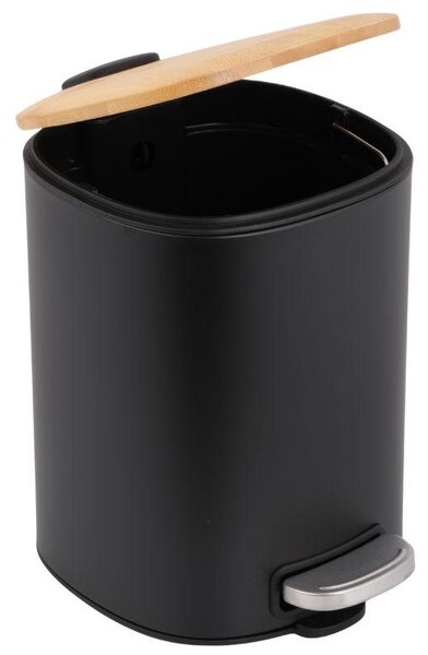 Erga Osti, 5L-es, lágyan záródó szemetes, barna-fekete matt, ERG-YKA-CH.OSTI-BLK