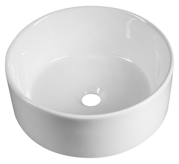 Aqualine Aqualine, Kerámia asztali mosdó, átmérő 40 cm, fehér, 40150