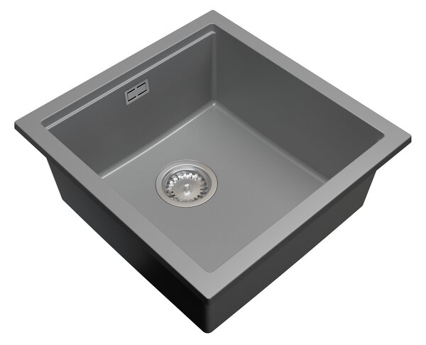Gamma Decor 4850, 1 rekeszes gránit mosogató 480x500x215 mm, szürke, GMA-ZLE000166