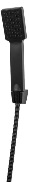 Gamma Elva, falra szerelhető kádcsaptelep kézizuhany készlettel, matt fekete, GMA-BEAW-BK