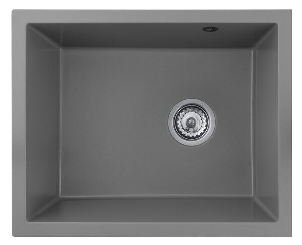 Gamma Decor 5040, 1 rekeszes gránit mosogató 560x460x180 mm, szürke, GMA-ZLE000084