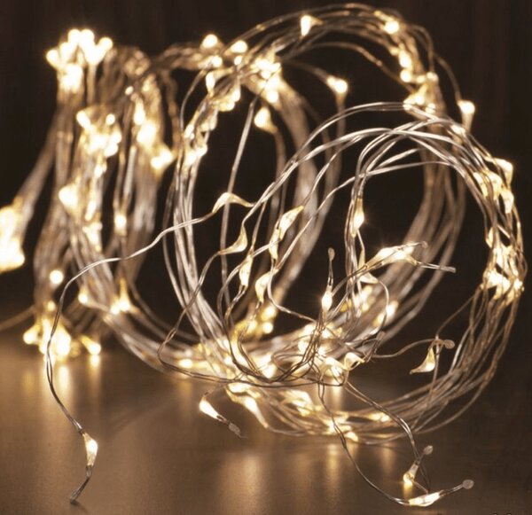 Home ML 250G/WW Micro LED-es fényfüzér-köteg, melegfehér