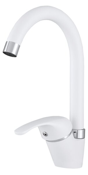 Gamma Rio, magas mosogató csaptelep h-275, fehér, GMA-BRIO-WH