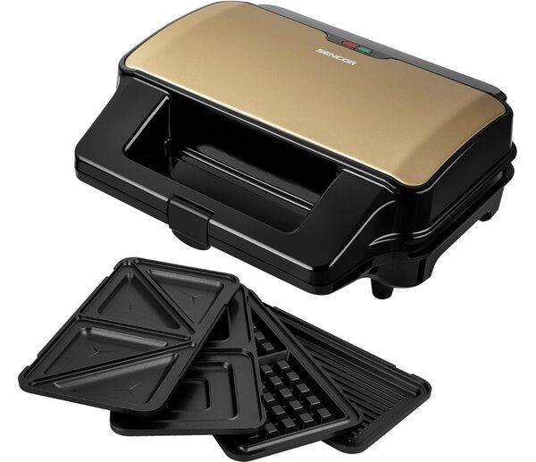 Sencor SSM 9977CH 4in1 szendvicssütő, pezsgő