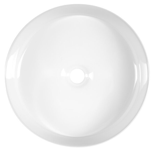 Sapho Sapho, FIASTRA kerámia asztali mosdó, átmérő 40cm, fehér, FT801