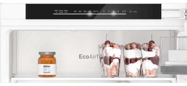 Bosch KIN86ADD0 Beépíthető alulfagyasztós kombinált hűtőszekrény