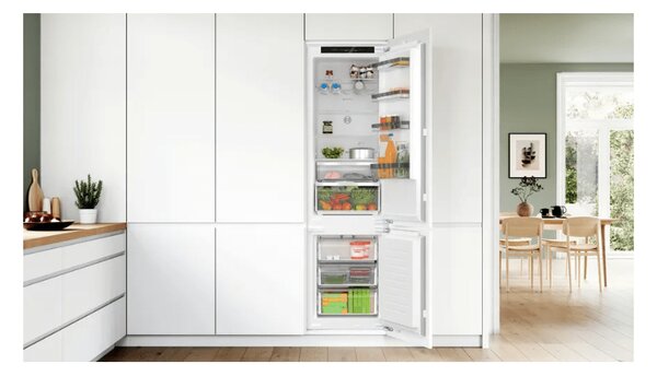 Bosch KIN96VFD0 Beépíthető alulfagyasztós kombinált hűtőszekrény