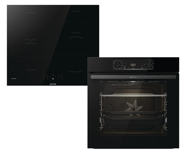 Gorenje BOS6737E06BG Beépíthető sütő + GI6401BSC indukciós főzőlap szett