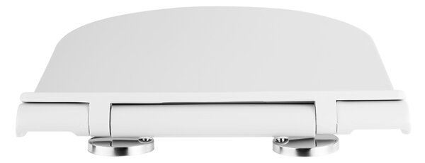 Gamma D8, WC-ülőke 470x365 mm, polipropilén, SoftClose, EasyClean, fényes fehér, GMA-D8