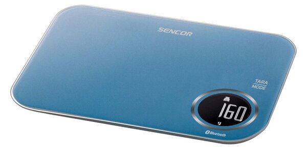Sencor SKS 7072BL Smart konyhai mérleg, kék